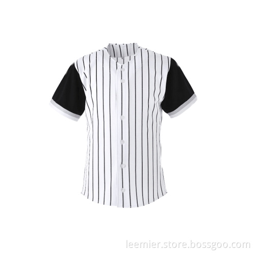 Hot new mens striped baseball team shirts